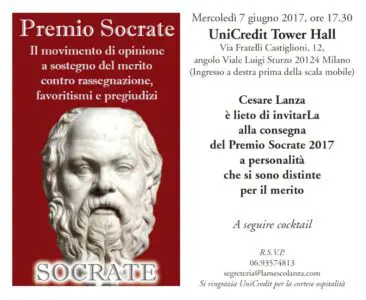 Premio Socrate 2017