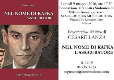 LANZA A MILANO PRESENTA IL LIBRO SU KAFKA