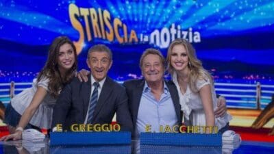 “STRISCIA LA NOTIZIA”, DIETRO IL BANCONE TORNA LA COPPIA STORICA EZIO GREGGIO- ENZO IACCHETTI