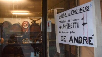 IL BAR MORETTI DIVENTA IL SET DEL FILM SU DE ANDRÉ