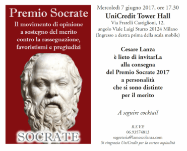 Premio Socrate 2017