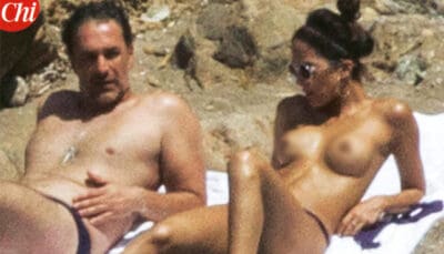 Raoul Bova, con Rocio Munoz Morales in topless il mare è bollente