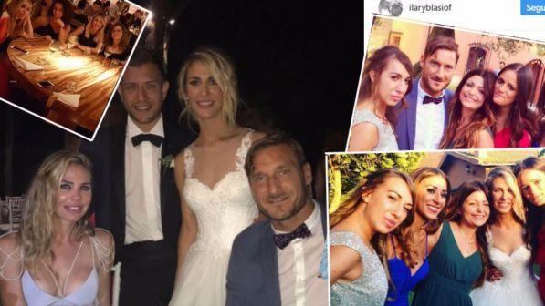 Melory Blasi si sposa, Totti a nozze