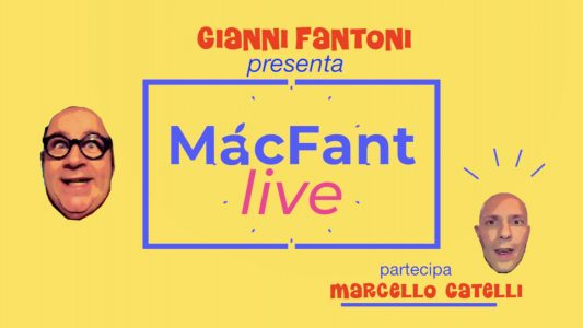 Il 7 gennaio debutterà, sul web, “Macfant live” di Gianni Fantoni