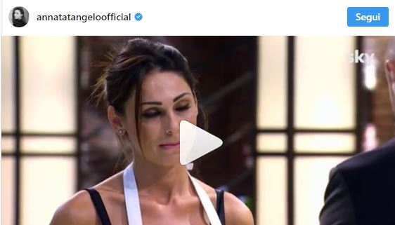 Anna Tatangelo in lacrime a Masterchef per le parole di Joe Bastianich