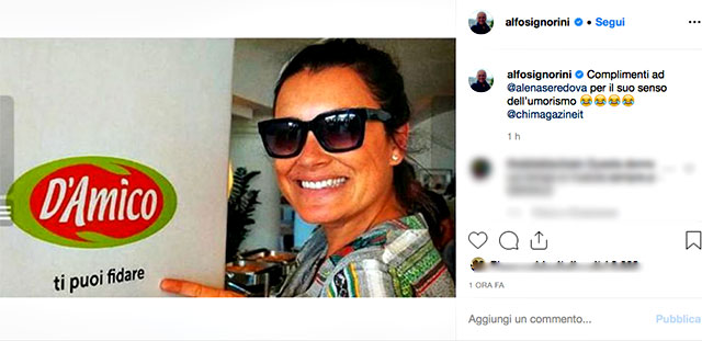 Alena Seredova, la sua ironia su Ilaria D’Amico è sorprendente: Signorini applaude virtualmente e fa i complimenti sul social alla 41enne