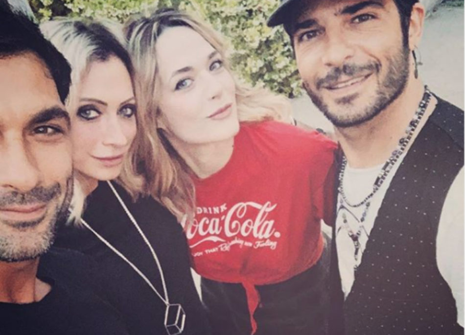 Laura Chiatti e Francesco Arca, inseparabili ex (con Marco Bocci e Irene Capuano)