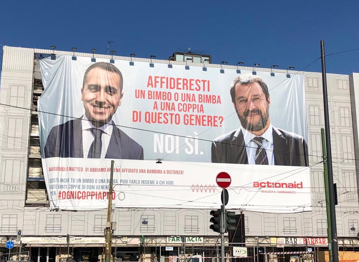 Adozione a distanza per Salvini e Di Maio? La provocazione di ActionAid