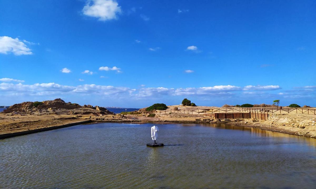 Statua dio Baal sull’isola di Mothia