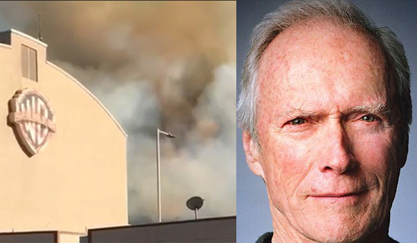 Hollywood brucia ma Clint Eastwood si rifiuta di abbandonare gli Studios: “Devo finire una cosa”