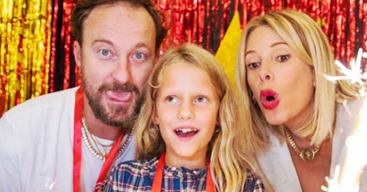 La figlia di Alessia Marcuzzi inventa un tutorial di ginnastica per i bimbi a casa