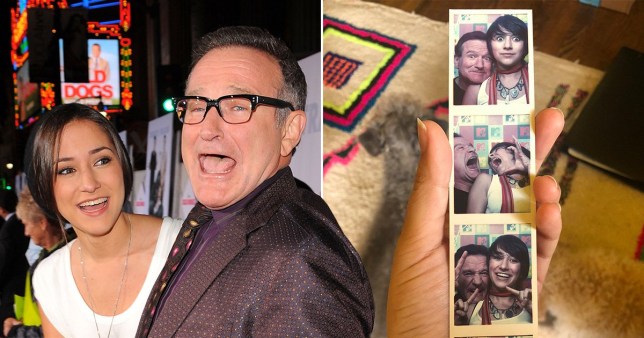 Zelda in quarantena ha ritrovato delle foto bellissime con papà Robin Williams