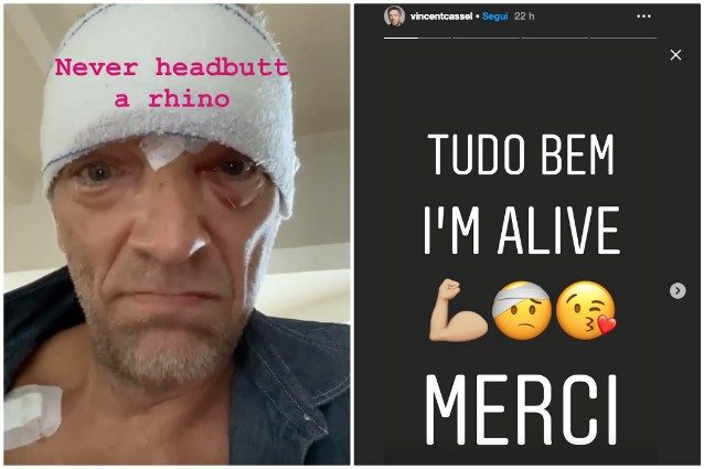 Vincent Cassel ha avuto un incidente in moto: «Sono vivo, per fortuna»