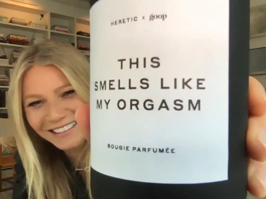 “Questa odora come il mio orgasmo”, Gwyneth Paltrow lancia una nuova candela profumata