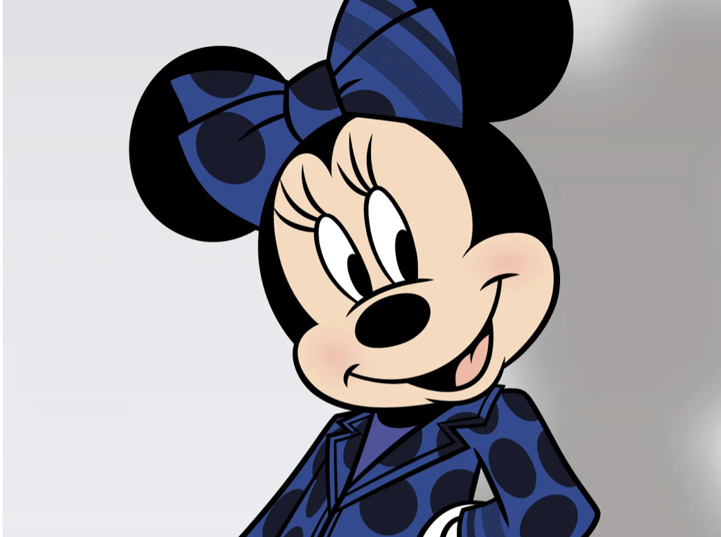 Minnie in smoking blu