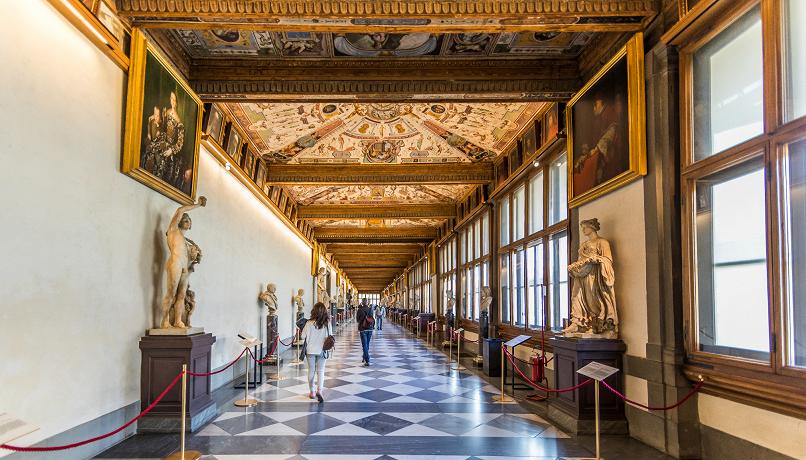 Gli Uffizi tra i siti d’arte più visitati in Italia nel 2021, per la prima volta avanti al Colosseo