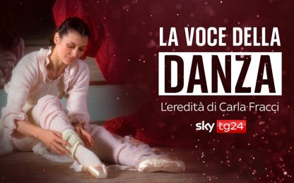 Carla Fracci, a un anno dalla scomparsa lo speciale di Sky Tg24 “La voce della danza”