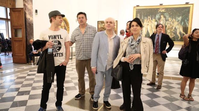 Firenze, i Duran Duran agli Uffizi: John Taylor e Nick Rhodes visitano la Galleria