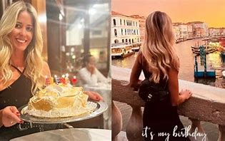 Elena Santarelli turista a Venezia per festeggiare il compleanno