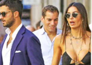 Elisabetta Gregoraci innamorata, a spasso a Milano con Giulio Fratini