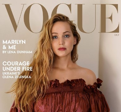 Vogue, Jennifer Lawrence posa per la cover del magazine