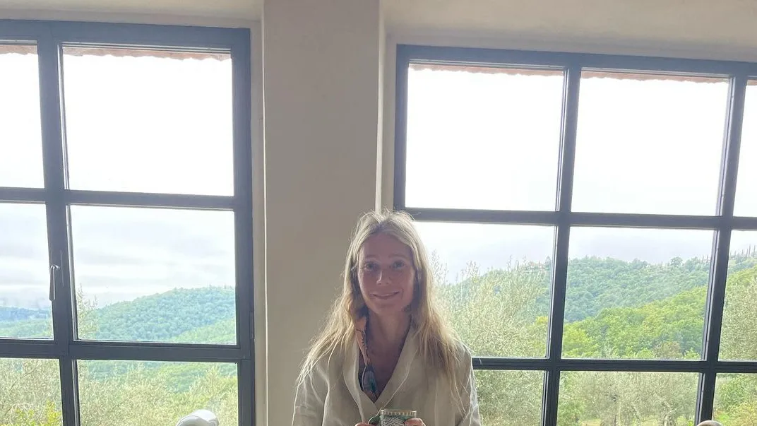 Gwyneth Paltrow in vacanza in Umbria