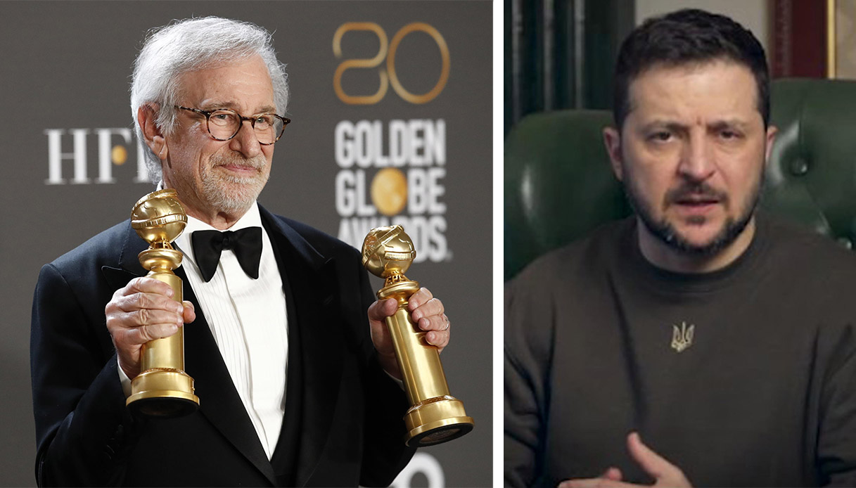 Sean Penn commosso presenta Zelensky ai Golden Globe 2023 “Non ci sarà