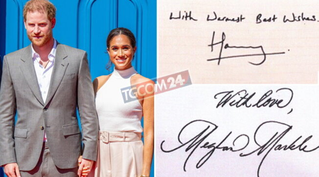 Harry “ribelle e insofferente”, Meghan “astuta e manipolatrice”: cosa rivela la calligrafia dei Duchi di Sussex