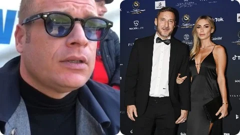 L’ex marito di Noemi Bocchi in tv spara a zero: “Totti ha commesso un errore, lei è una donna molto furba”