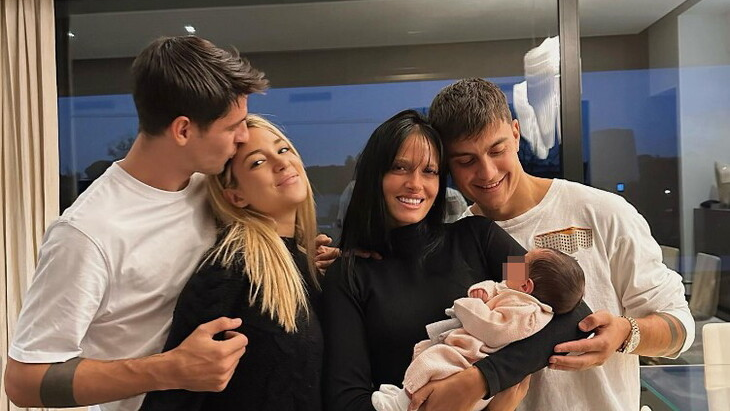 Alvaro Morata e Alice Campello, Paulo Dybala e Oriana Sabatini saranno padrino e madrina della figlia