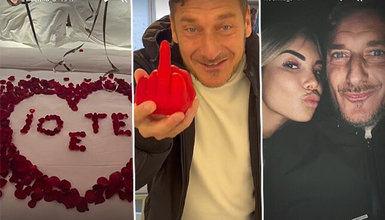 Totti e Bocchi: la fuga romantica a Venezia con gag social