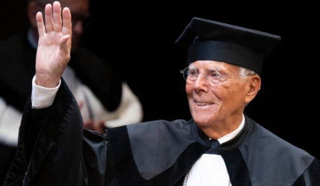 A Giorgio Armani la Laurea Honoris Causa da Piacenza, la sua città natale