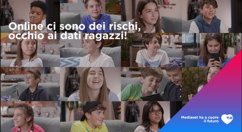 Mediaset per i diritti dei minori sul Web, via alla campagna “Occhio ai dati, ragazzi!”