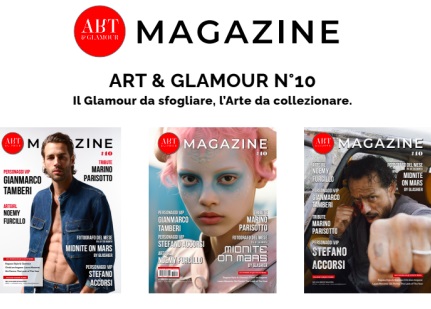 Art&Glamour Magazine, disponibile dal 27 settembre la Issue #10: Stefano Accorsi, Gianmarco Tamberi, Marino Parisotto protagonisti delle copertine standard e premium