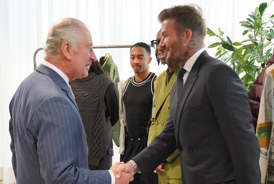 David Beckham a cena da Re Carlo, la rottura con Meghan e Harry è definitiva