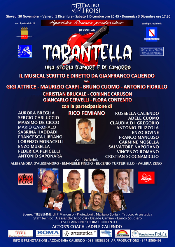 Musica, Amore e Impegno Sociale: Tarantella, il Nuovo Musical di Gianfranco Caliendo