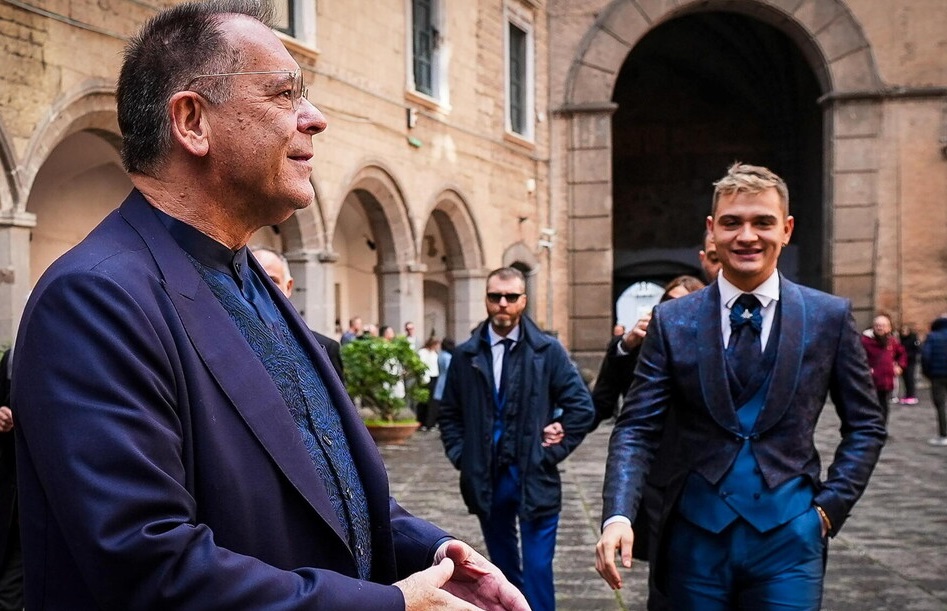 L’unione civile a Napoli per Alessandro Cecchi Paone e Simone Antolini