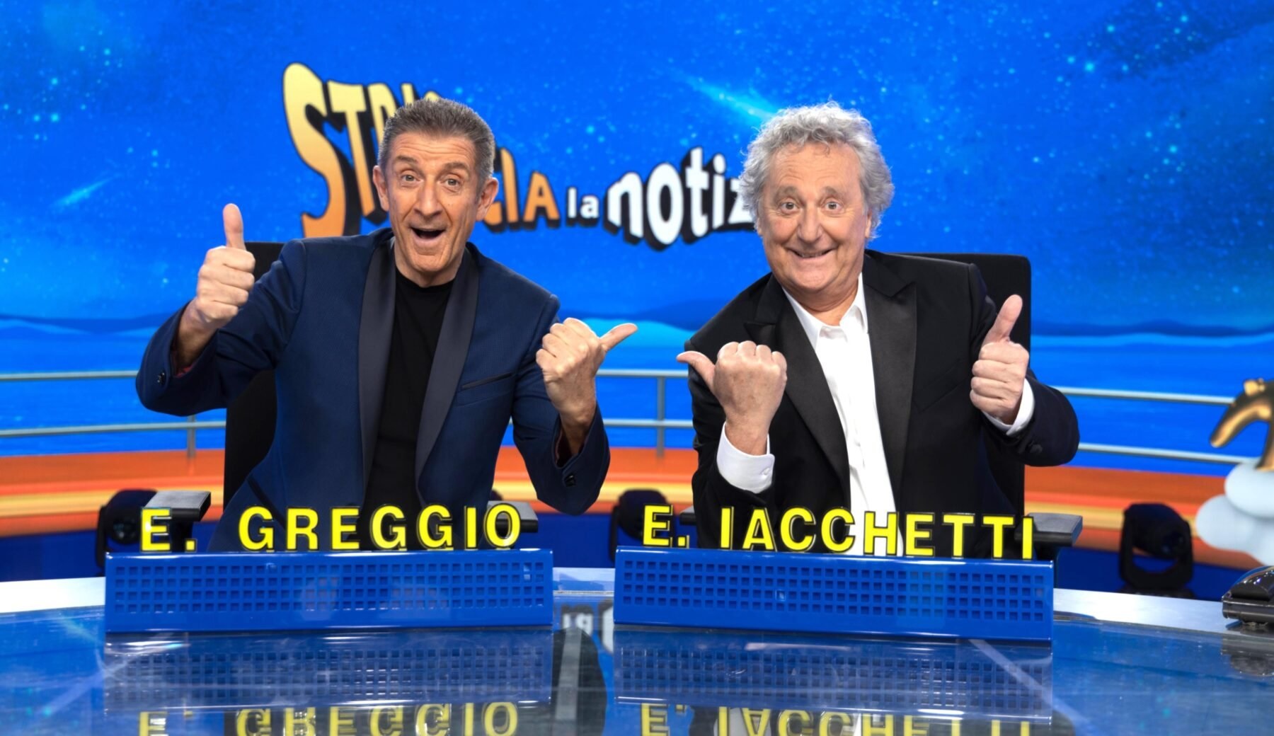 Il ritorno trionfale di Greggio e Iacchetti a ‘Striscia’: una festa scintillante per ‘le nozze di Perla’!