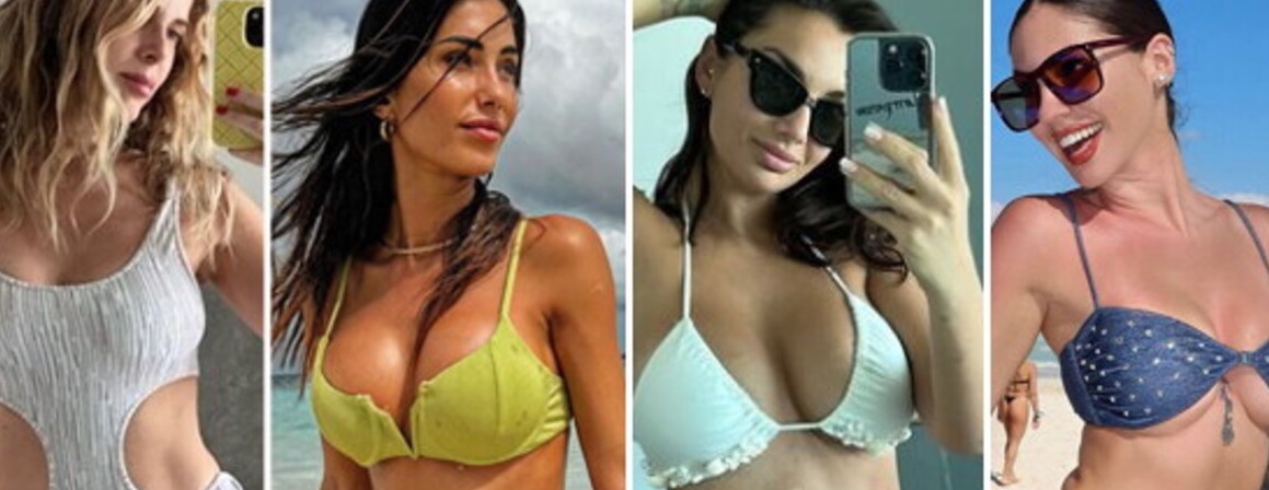 L’inizio del 2024 “VIP” in bikini: da Alessia Marcuzzi a Giulia De Lellis