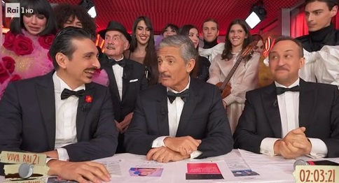 Aristonello, prima puntata del dopofestival: Fiorello torna con “Viva Rai2: Viva Sanremo!”