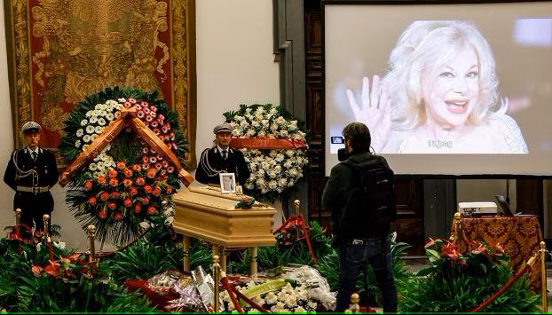 Funerali di Sandra Milo a Roma