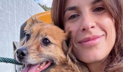 “Elisabetta Canalis salva un cane anziano abbandonato a Los Angeles: un gesto di amore e compassione”