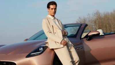 Damiano dei Måneskin, nelle vesti di attore per lo spot di Maserati