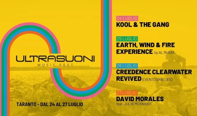 Ultrasuoni music fest: taranto ospiterà numerosi artisti internazionali dal 24 al 27 luglio